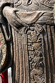 Bangkok Wat Pho, detail of the statue of guardians in the western courtyard of the temple. 